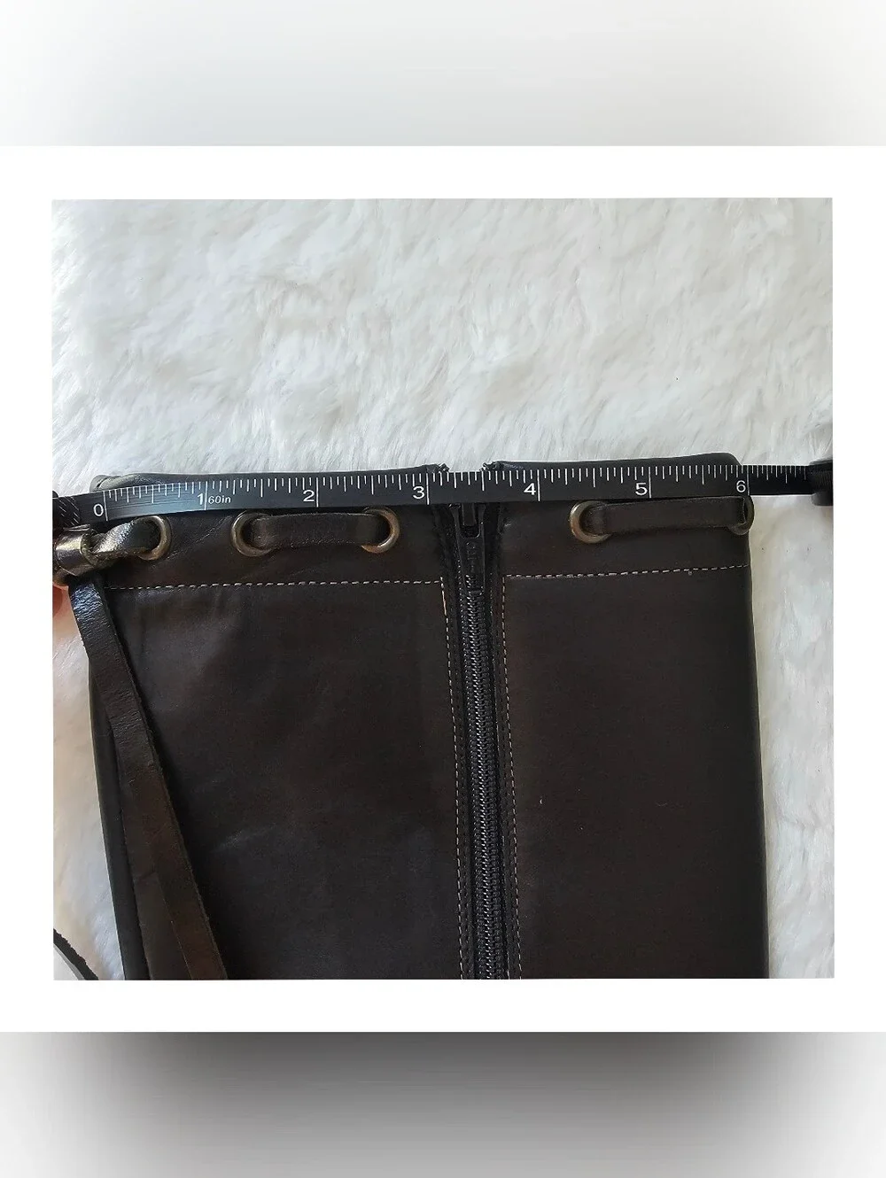 Coach Bella Waxy Calf Black Leather Knee Boots
